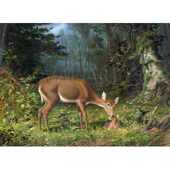 РЕПРОДУКЦИИ НА КАРТИНИ Майчина любов (1870)